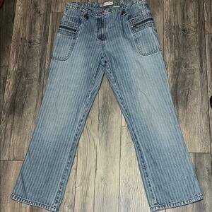 Faded Glory Authentic Band Blue Jeans Vintage